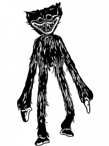 Huggy Wuggy Stencil 7