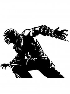 Mortal Kombat Stencil 3
