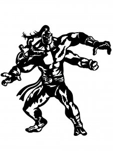 Mortal Kombat Stencil 4