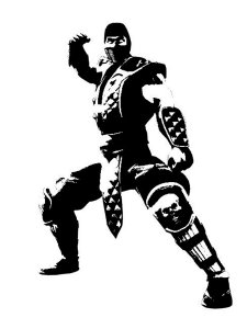 Mortal Kombat Stencil 7