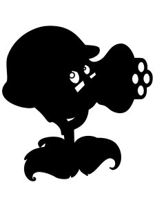 Plants vs Zombies Stencil 2