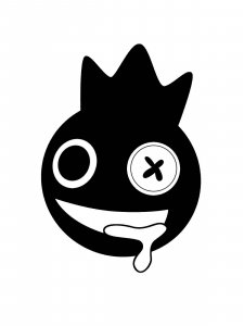 Rainbow Friends Stencil 1