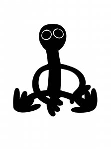 Rainbow Friends Stencil 10