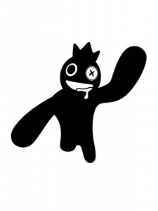 Rainbow Friends Stencil 2