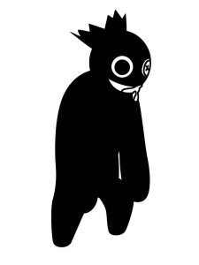 Rainbow Friends Stencil 3