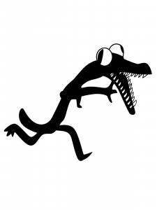 Rainbow Friends Stencil 7