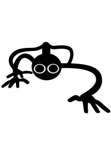 Rainbow Friends Stencil 8