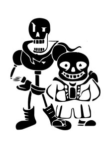 Undertale Stencil 9