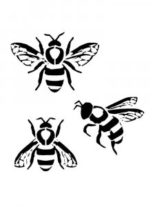 Bee Stencils 2
