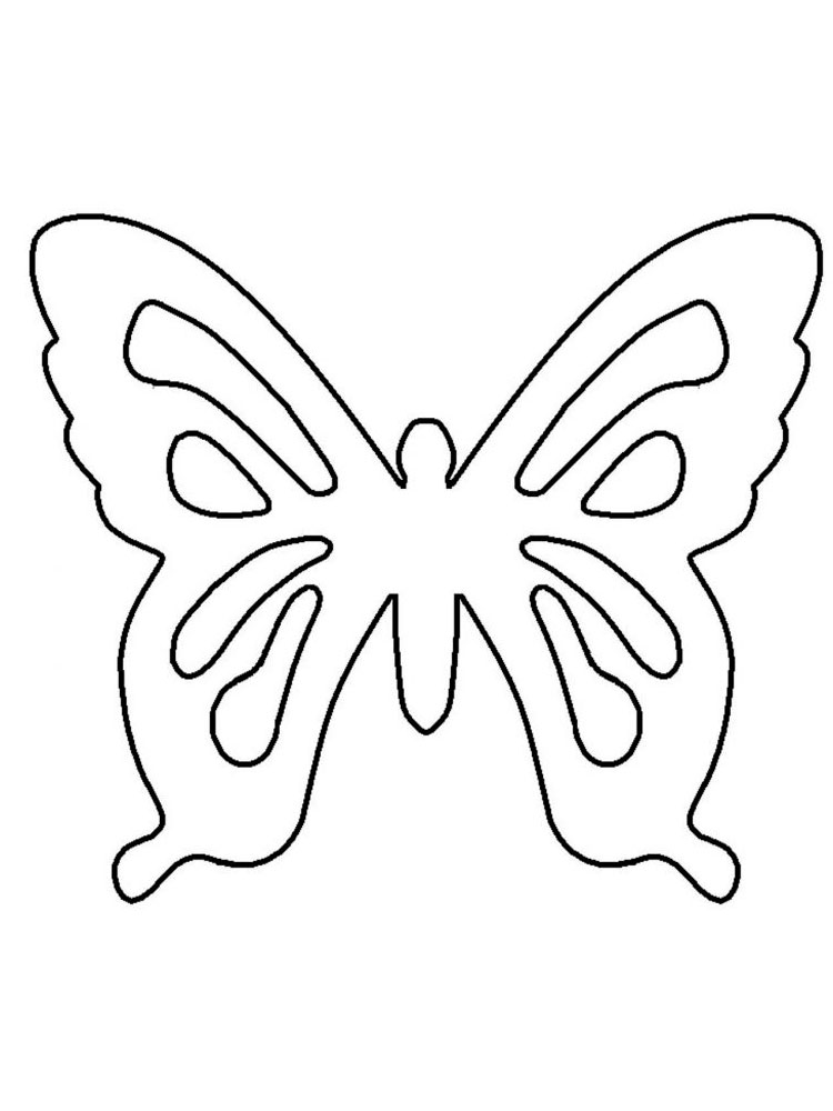 butterfly #stencil #templates #butterflystenciltemplates  Butterfly stencil,  Butterfly drawing, Butterfly outline