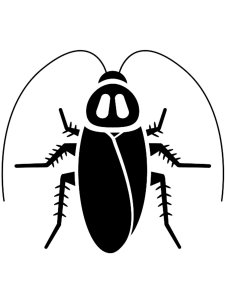 Cockroach Stencil 7