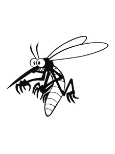 Mosquito Stencil 3