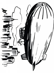 Airship Stencil 3