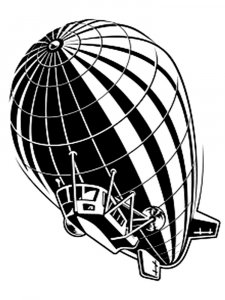 Airship Stencil 4