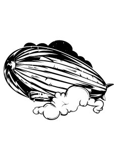 Airship Stencil 6