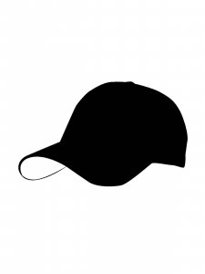 Baseball Cap Stencil 11