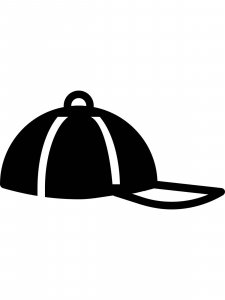 Baseball Cap Stencil 2