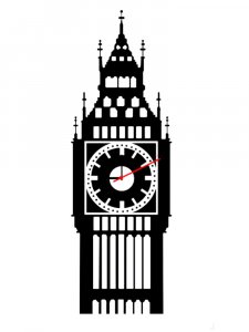 Big Ben Stencil 4