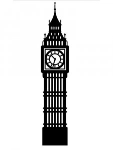 Big Ben Stencil 6
