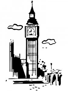 Big Ben Stencil 7