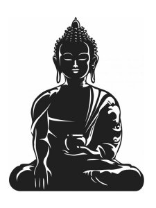 Buddha Stencil 12