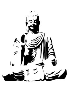 Buddha Stencil 2
