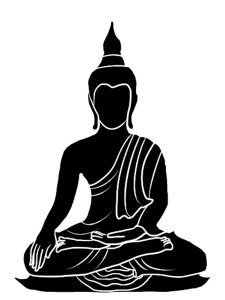 Buddha Stencil 3