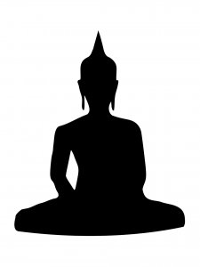 Buddha Stencil 4