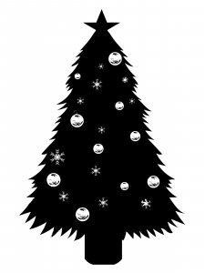 Christmas Tree Stencil 16