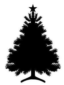 Christmas Tree Stencil 8