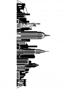 City Stencil 22