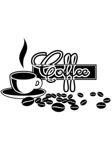 Coffee Stencil 3