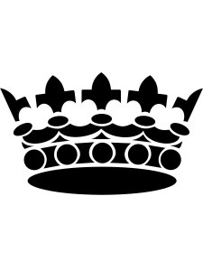 Crown Stencil 11