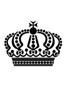 Crown Stencil 13
