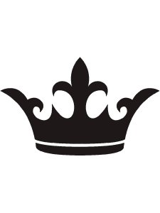 Crown Stencil 14