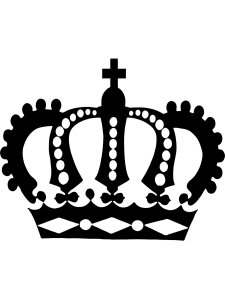Crown Stencil 15
