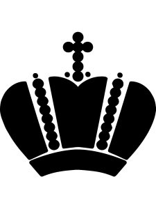 Crown Stencil 16