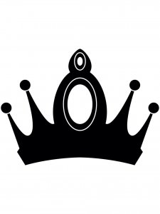 Crown Stencil 17