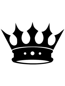 Crown Stencil 19