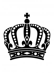 Crown Stencil 22