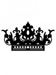 Crown Stencil 23