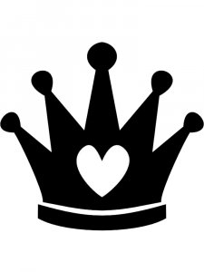 Crown Stencil 4