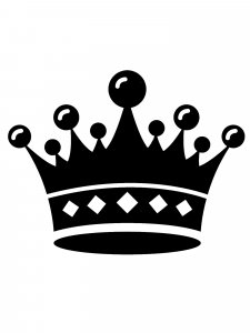 Crown Stencil 9