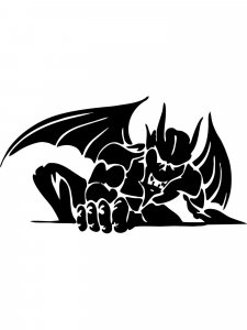 Daemon Stencil 8