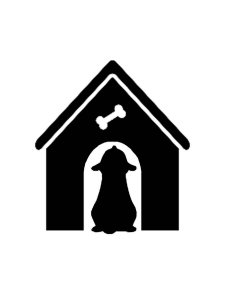 Dog House Stencil 5
