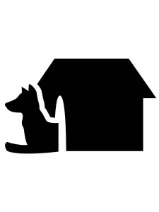 Dog House Stencil 6