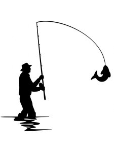 Fisherman Stencil 13