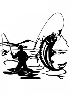 Fisherman Stencil 5