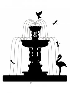 Fountain Stencil 1