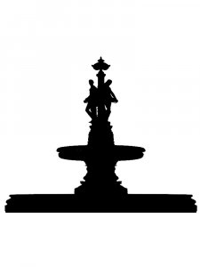 Fountain Stencil 5